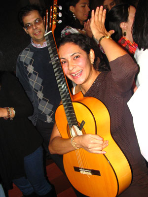 Natalia with my beautiful guitar Yahaira
