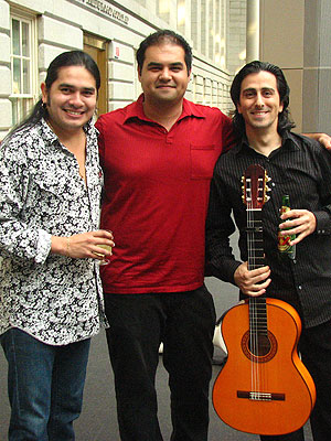 Jose Oretea, Behzad Habibzai and Ramin Rad at the Smithsonian American Art Museum