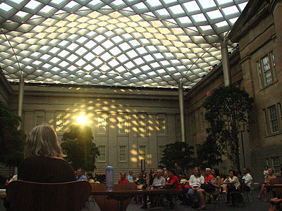 View of the Kogod Courtyard
