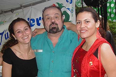 Puri, Javier Bustamante and Micaela Moreno
