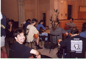Richard Marlow taking a class by Gerardo Núñez