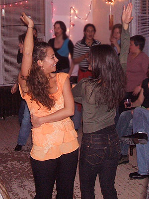 Genoveva and Anna Menendez in Sevillanas