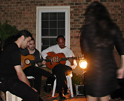 flamenco at Sandra Bishop's party