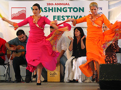 Members of Arte Flamenco dancing Guajiras