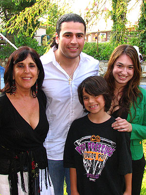 Flamenco dancers Natalia Monteleon, Jason Vera y Aragon and Sonja Teri with younger brother