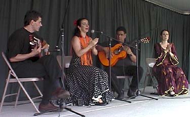 Pat D'Aprile, Gisele, Carlos Revollar and Teresa D'Aprile