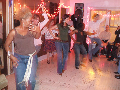 Students of Natalia Monteleon dancing Fandangos de Huelva